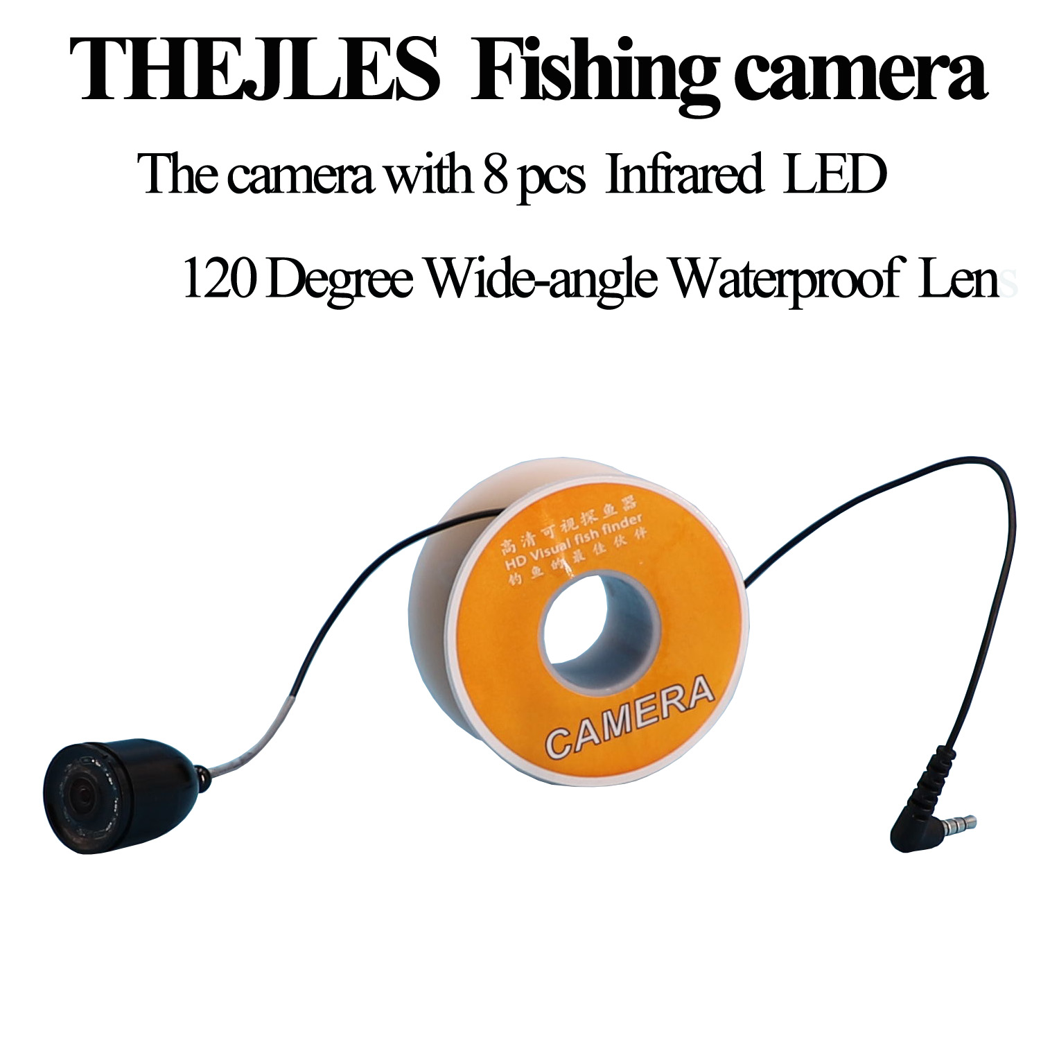 Fish Finder Cable - Cámara de Pesca Submarina con 8