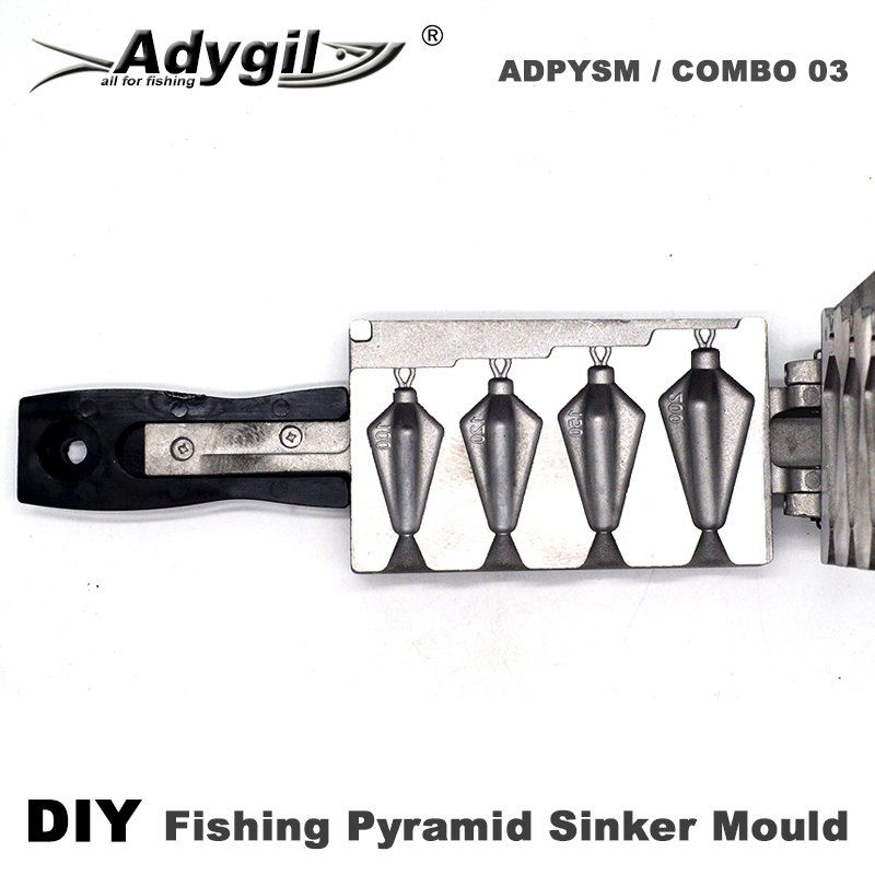 Adygil-Molde de plomo piramida - Fishing Depth Finder reseña y precio